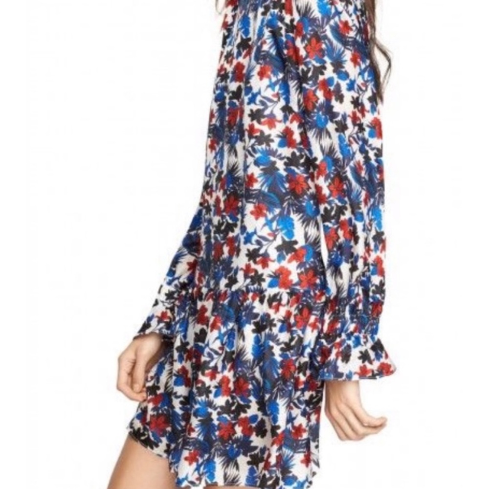 Milly Floral Silk Dress - Picture 4 of 12